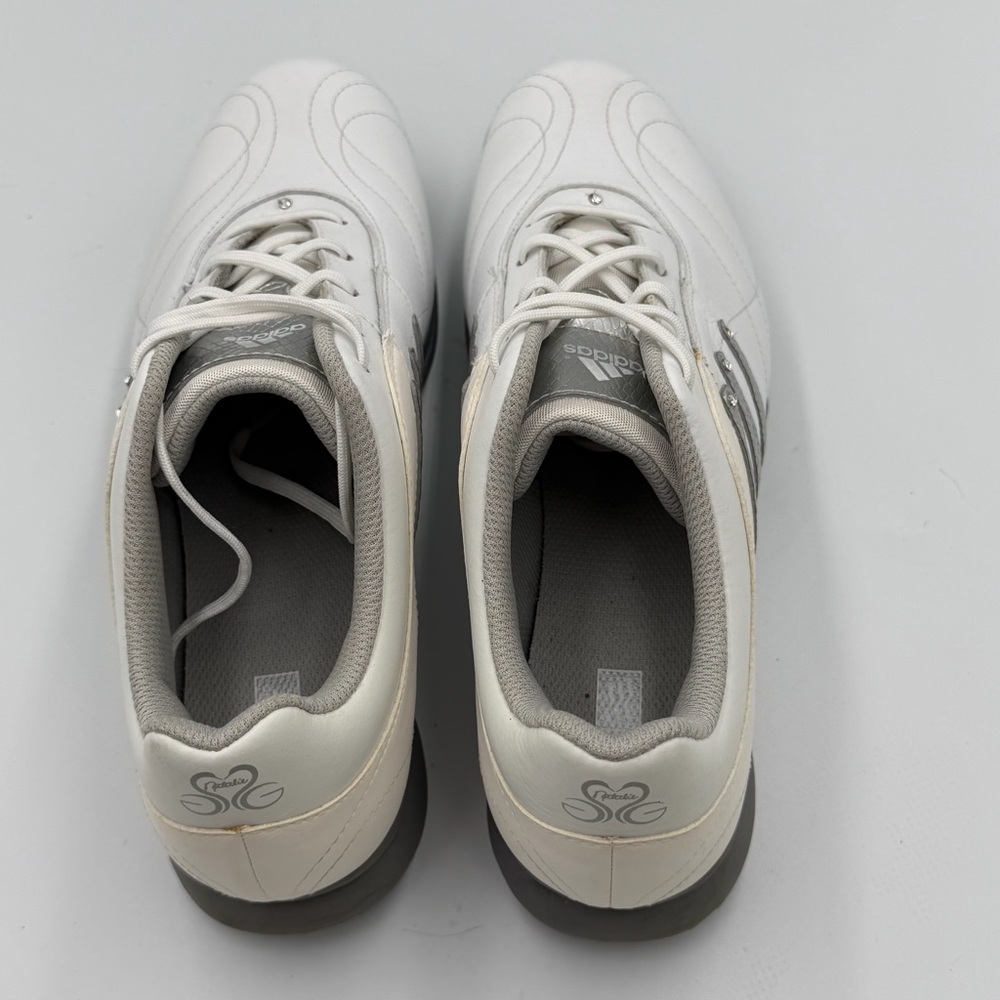 Adidas Signature Natalie 2 Women’s Golf Shoes White Silver Size 9.5 ThinTech - Picture 5 of 12